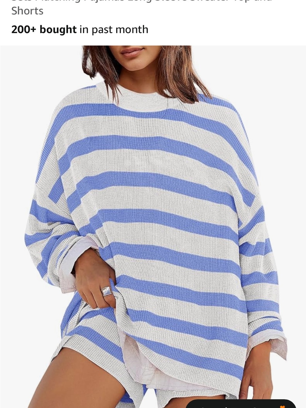Striped Sweater Set